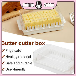 Cheese Countertop Dish Storage Butter Tray Slicer Transparent Keeper Kitchen Food Container Cutter