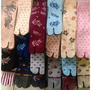 Kaos kaki jempol warna motif//Kaki Jempol Fashion Wanita Muslimah//kaos kaki jempolHENNA