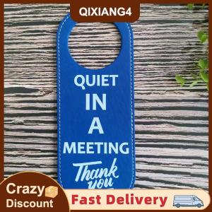 【QIXIANG4】 Thẻ Treo biển hiệu cửa nhãn làm sạch thẻ hai mặt không làm phiền