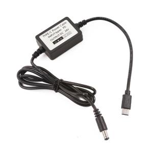 USB TypeC 20V to DC24V 5.5x2.1mm Power Cable 12V 15V 20V In 24V Out for 24V Cameras and Speaker Led Lights Power Supply