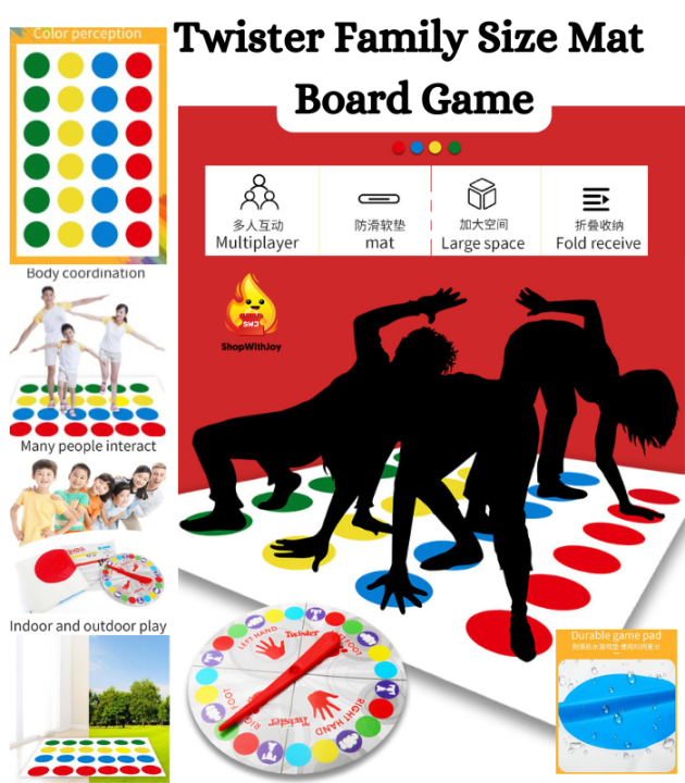Twister Game Funny Kid Family Body Twister Move Mat Board