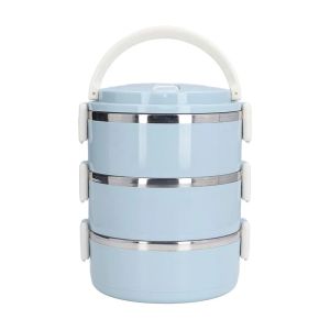 304 Stainless Steel Insulated Lunch Container Multi-Layer Portable Bento with Secure Lock Clasps Thermal Food Lunch Bucket2026