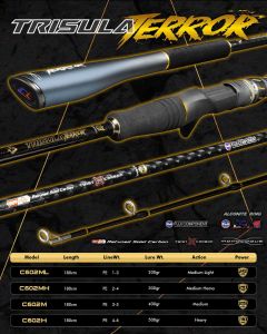 Joran Spinning Daido Trisula Terror 180cm FUJI RING GUIDE
