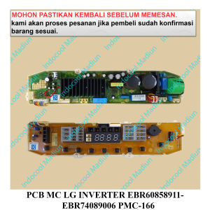 MODUL MESIN CUCI / MAINBOARD / PCB MESIN CUCI LG INVERTER EBR60858911-EBR74089006 PMC-166
