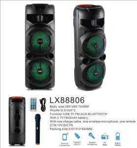 NEW ARRIVAL  PORTABLE SPEAKER   NEW DESIGN   (8.5X2 inches) PMPO 5800W
