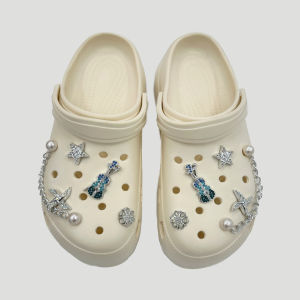 10Pcs Crocs Jibbitz Charms Kim Cương Studded Những Cô Gái nhảy múa Nhạc Cụ khóa giày Có Thể Tháo Rời Dây Chuyền Giày Cho Crocs