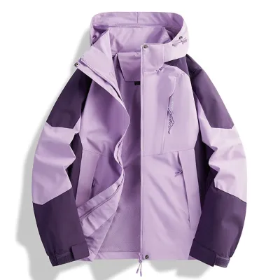 OUTDOORMORE Waterproof Windproof Jacket Outdoor jacket for men Casual Motorcycle Rider Jacket Coat