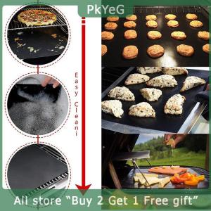 [COD] PkYeG KITCHEN Reusable Non-stick BBQ Grill Mat Barbecue Baking Liners Kitchen Tool