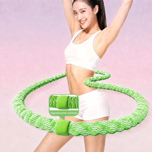 Vòng Dây Lắc Eo Thể Thao Bọc Vải Mềm 1.5kg 2kg Dây Lắc Vòng Tập Bụng Eo Hông Đốt Giảm Mỡ Tại Nhà