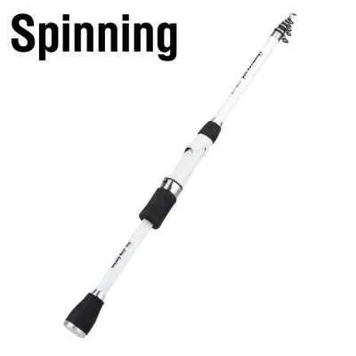 Fishing Rod 1.8/2.1/2.4M EVA Handle Glass Fiber Telescopic For Saltwater Surf Rod Spinning Rod Jigging Rod