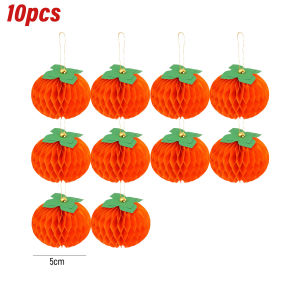 10 cái may mắn hồng mặt dây chuyền Trung Quốc năm mới 3D hồng bóng tổ ong cây trồng trong chậu treo lòng thòng lễ hội trang trí nội thất