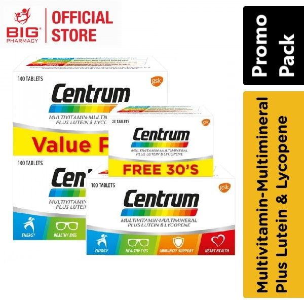 Centrum Multivitamin Multimineral (100s/30s)
