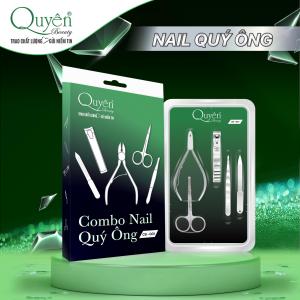 Combo Nail Quý Ông CB-QO1 Quyên Beauty Với 5 Dụng Cụ Chăm Sóc Cá Nhân Cực Tiện Lợi Ý Nghĩa Dành Tặng Cho Phái Mạnh