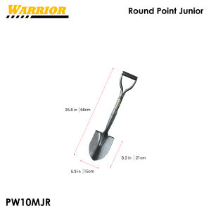 WARRIOR Shovel Heavy Duty All-Metal Handle Pala (for Gardening and Digging)