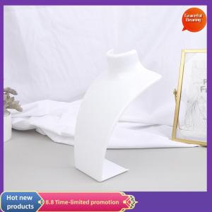 Graceful Jewelry Display Fashion Model Necklace Mannequin Pendant Earring Showing Stand