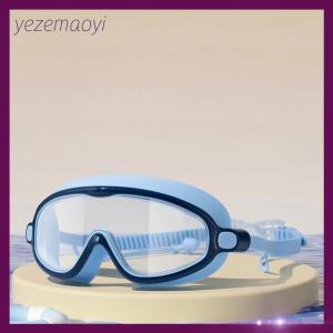 【YEZE】 Kids Swimming Goggles Big Frame Anti-fog Waterproof Childrens Swim Goggles Boys And Girls Multi-color To Choose