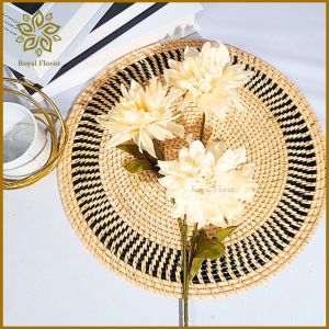 Bunga Anemone Artificial 3 Cabang/Bunga Hias Dekorasi Tangkai Panjang (NK-125)