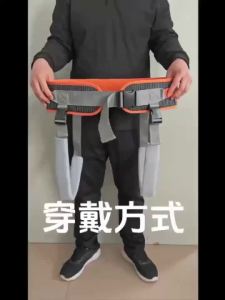 Adjustable Gait Transfer Belt 44Inch Multi Handles Non-slip Leg Strap Safety Walking Lifting Aid For Elderly Patient Daily Mobility Nursing Assistance