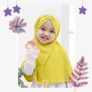 Jilbab Anak Mahkota Kerudung Anak Lucu Hiasan Crown Princess