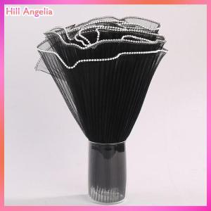 [Hill Angelia] 28cm x 1m Hoa gói giấy sóng sợi bán hoa Bó hoa bao bì ren lưới bán hoa Bó hoa quà tặng bao bì Nguồn cung cấp