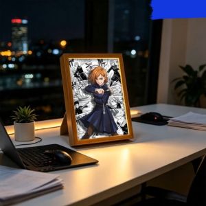 Jujutsu Kaisen JJSKS35 Lighting Photo Frame Bingkai Lampu Anime Hadiah 灯光画 战术回咒