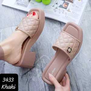 Baruul!!! Sandal Heels Karet (J) Wanita Import W3433 Sandal Wanita Sandal Import Karet Wanita Sandal Heels Wanita Kekinian Import