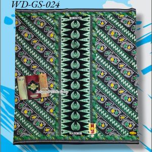 Sarung pria Wadimor hitam Primer GRANDMASTER SEI Jacquard Songket Kemasan Dompet
