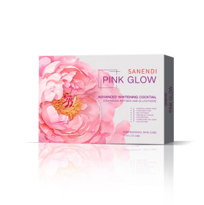 Sanendi Pink Glow Solutions to Facial Problems ADVANCED WHITENING COCKTAIL CONTAINING PEPTIDES AND GLUTATHIONE Facial care and maintenance set