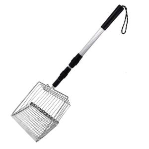 Có thể thu vào mèo xả rác xẻng hiệu quả chất thải sifter scooper cho chất thải vật nuôi làm sạch chọn lọc hiệu quả cho gà coops