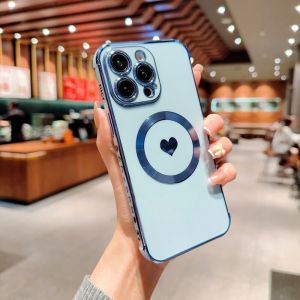 KISSCASE Wireless Charge Case for IPhone 14 Pro Max 13 12 Pro Max 14 Plus Shockproof Soft Silicone Bumper Phone Cover