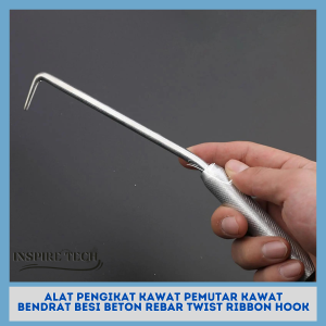 Alat Pengikat Kawat REBAR TWIST RIBBON HOOK Pemutar Kawat Bendrat Besi Beton