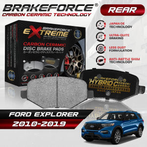BrakeForce Extreme Carbon Ceramic Rear Brake Pads For Ford Explorer 2010 Up To 2019 Model