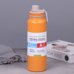 800ML/1000ML Thermos Flask Stainless Steel Double Wall Large Mouth Vacuum Insulated Water Bottles Cold Hot Light Weight Indoor Outdoor Sports water Containerv Durable Leak-Proof