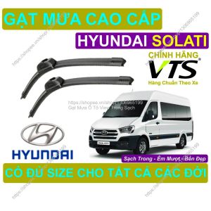 Gạt Mưa Silicon Kính Lái Hyundai Solati Cặp Gạt M.ưa Kính Lái Hyundai Solati Có Đủ S.ize Cho Các Đời Xe Hyundai Solati