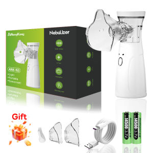 Moobibi เครื่องพ่นยาอัลตราซาวนด์ Nebulizer เครื่องพ่นละอองยา ขวดสเปรย์ยาพกพา ไร้สาย มือถือ ทั้งเด็กและผู้ใหญ่สามารถใช้งานได้ NEW