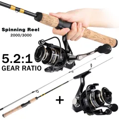 Sougayilang Fishing Rod Complete Set 1M/1.5M Fishing Rod and Gear