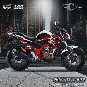 Sticker Striping CB150R New Variasi List - Stiker CB 150R New Lis Variasi Terbaru - Aksesoris Motor CB150R (COD)