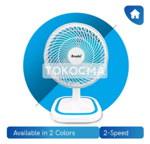 Arashi Kipas Angin Desk Fan 10inch General AR138 Kipas Meja Dinding MultiFungsi 2in1 2 Kecepatan