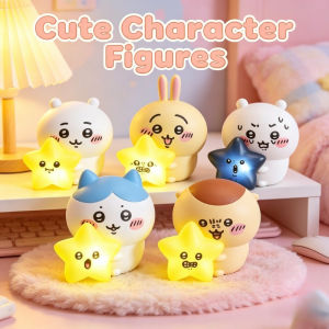 Chiikawa Starlight Friends Blind Box Cute Mini Night Light Figure Doll Desk Ornament Toy for Kids