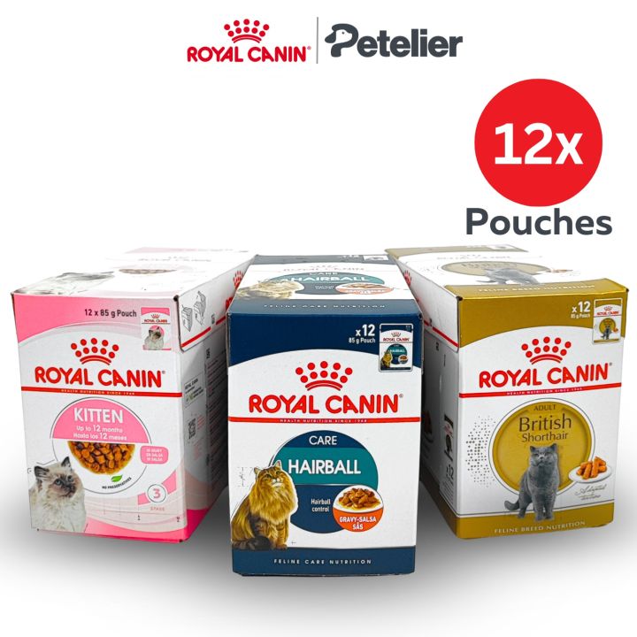 Royal Canin Wet Cat Food Box 12 pouches Intense Beauty Urinary