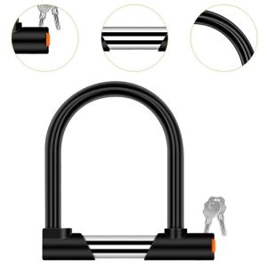 Khóa Xe Khóa Chữ U 19x15cm Có Nắp Chống Nước Khóa Thủy Lực Chống Cắt Khóa Xe Máy Khóa Xe Tay Ga Phụ Kiện Xe Đạp