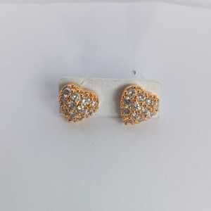 ANTING EMAS TUSUK PERMATA LOVE GOLD ANTI LUNTUR