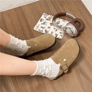 Free Shipping WomenS Half-Slipper Shoes New Autumn Style Closed-Toe Design Slip-On Style Suitable For Outdoor Wear