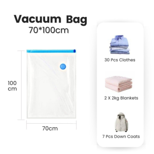 【SG Local】Vacuum Storage Bag Vacuum bag Foldable Storage compression Clothes Sealer bag Vacuum Pump 真空袋真空泵