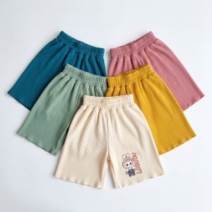 PAKET ISI 5 PCS Celana Pendek Kulot anak Perempuan knit hornet Usia 3-10 th Celana model curly renda