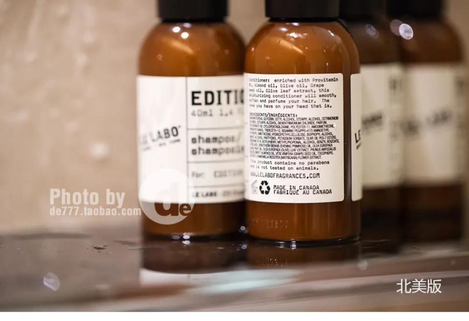 Edison Hotel LE LABO EDITION shampoo conditioner shower gel NOIR29