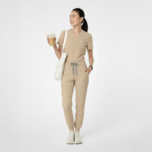 ICONIX performance scrubs set (Womens) Fashionable joggers scrubs 4-way stretch & Moisture wicking