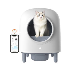Petree Smart Cat Litter Box Automatic Self Cleaning Sandbox WIFI Remote Control Pet Tray Detachable Cat Toilet wtih Poop Bags