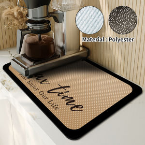 【Familiars】COD แผ่นดูดซับน้ํา กันลื่น แผ่นรองจาน ดูดซับน้ําได้ดี แบบแห้งเร็ว สําหรับห้องครัว ​สําหรับวางบนโต๊ะอาหาร