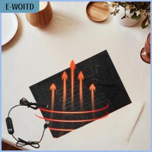 【E-WOITD】 1Pcs Winter Outdoor Heating Warmer Pad USB Warm Pads Fast Heating Carbon Fiber Heating Pad For Cloth Vest Jacket